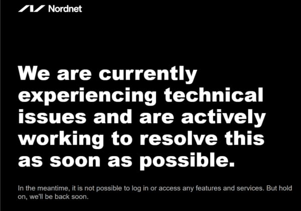 Nordnet er nede tirsdag formiddag.