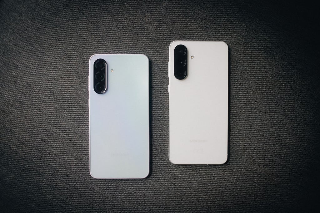 Samsung Galaxy A56 and A36 side by side