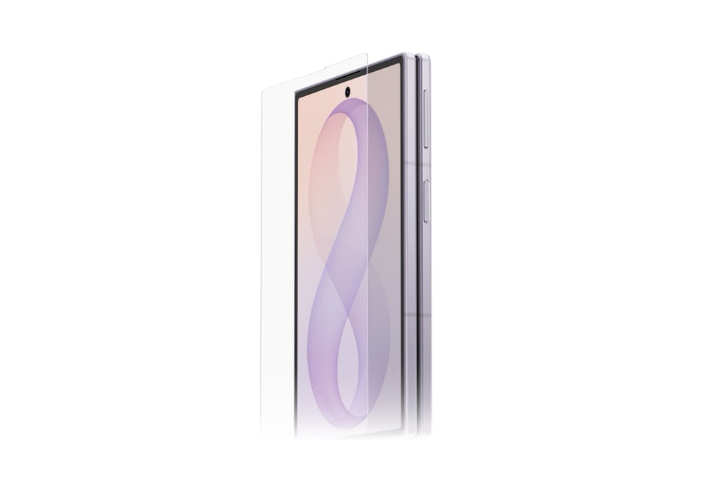 Nærbilde av den innvendige skjermen på Samsung Galaxy Z Fold8