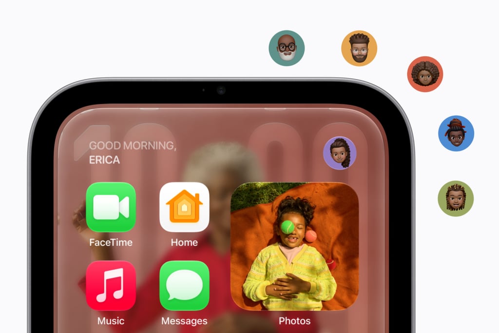 HomeView kjenner igjen opptil seks personer. (Foto: Apple)