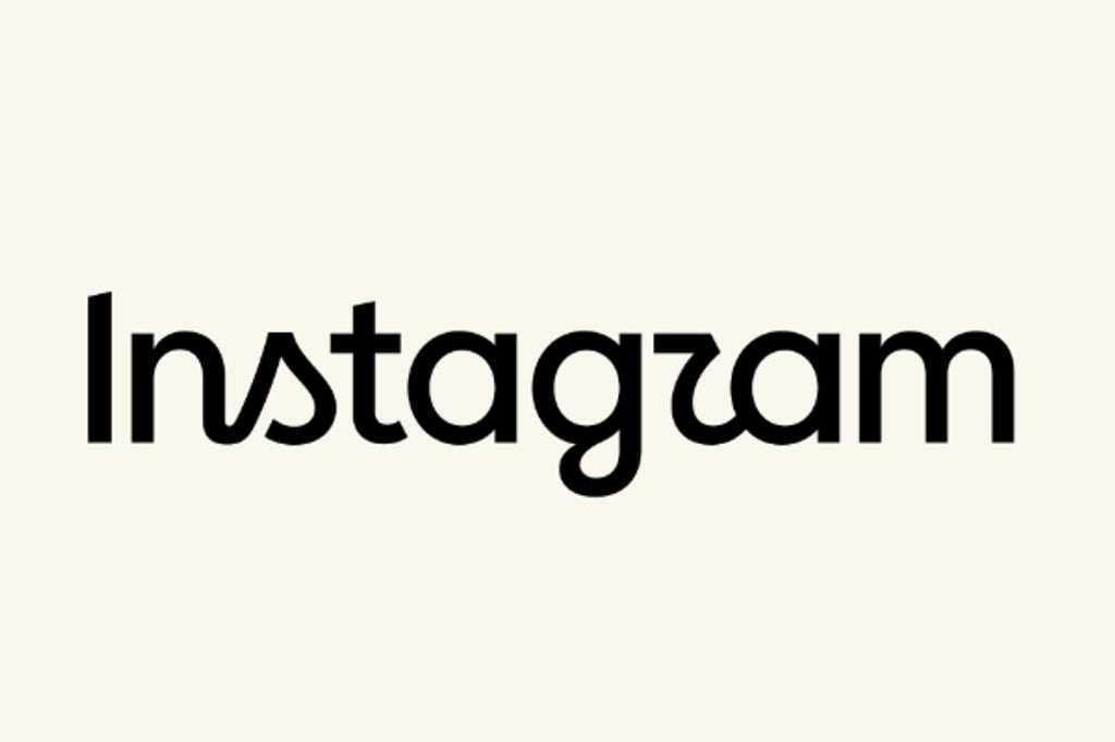 Instagrams nye ordmerke-logo