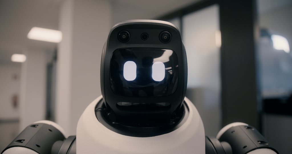 AGIBOT X2 humanoid robot fotografert på nært hold innendørs