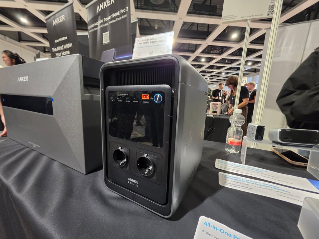 Ankers SOLIX S2000-batteridoning utstilt på IFA 2026