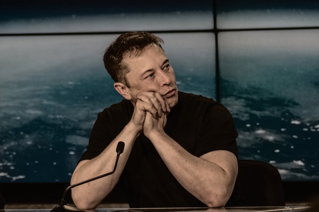 Elon Musk under en pressekonferanse (Foto: Daniel Oberhaus / Wikimedia Commons, CC BY-SA 4.0)