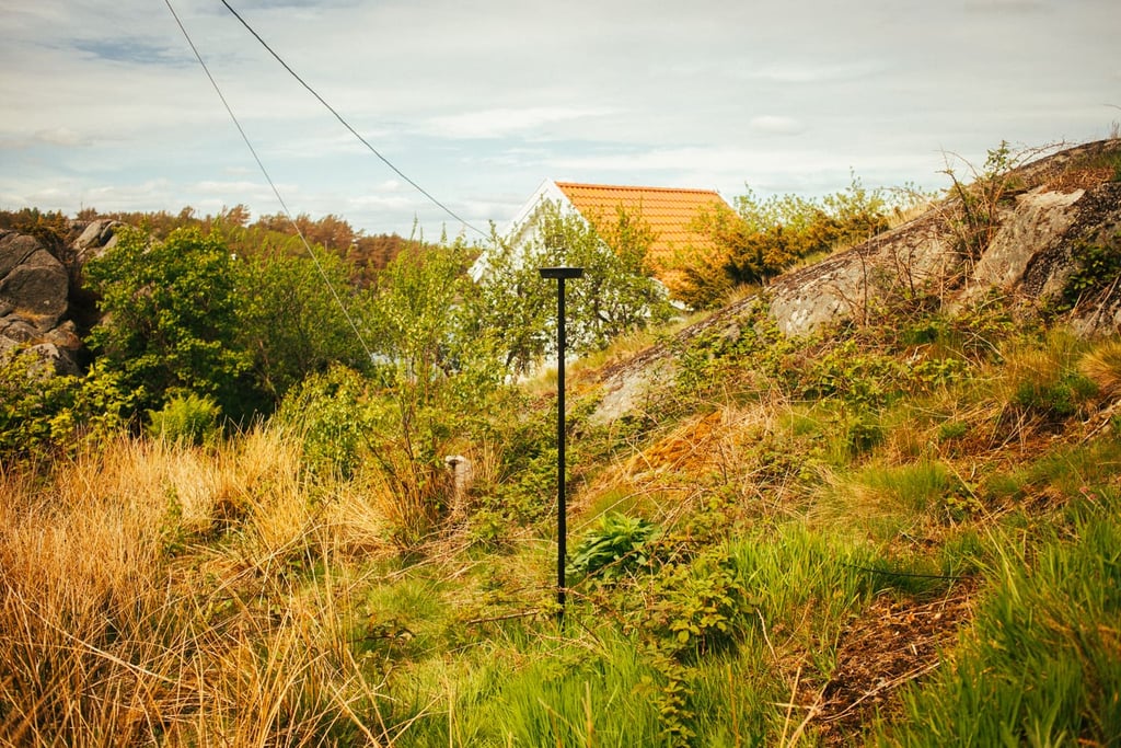 GPS-pålen.